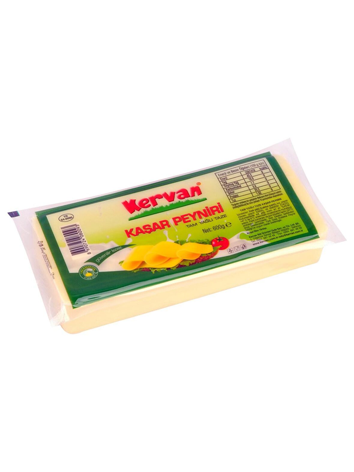 Kervan Kaşar Peyniri 600 gr