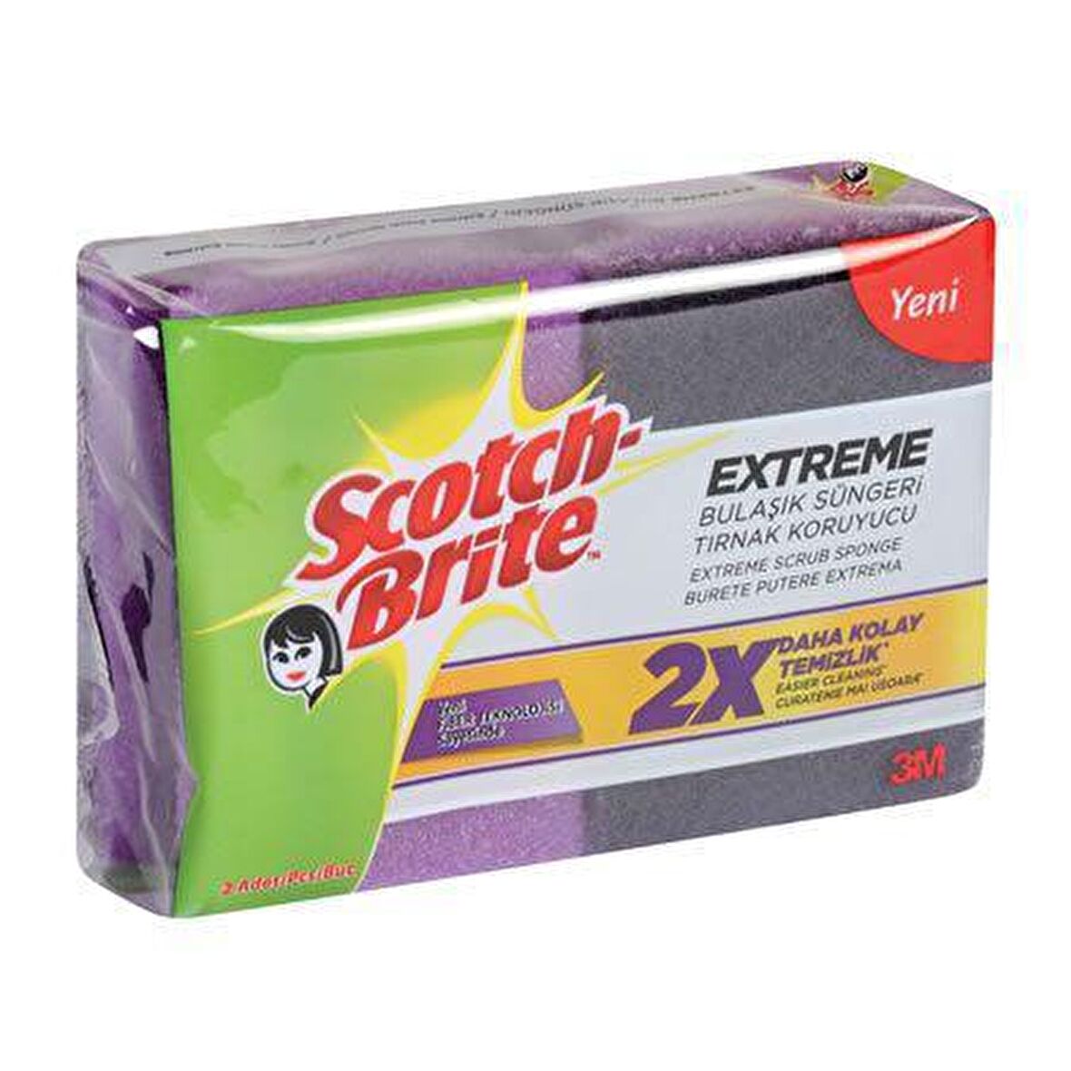 Scotch-Brite Extreme Bulaşık Süngeri 2' Li