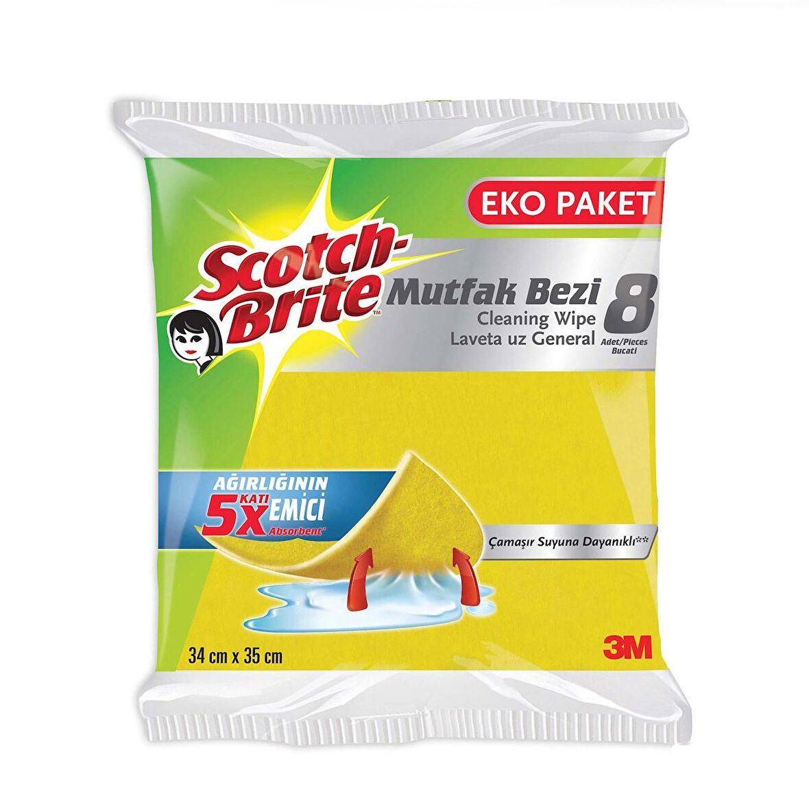 Scotch-Brıte Mutfak Bezi 8'li