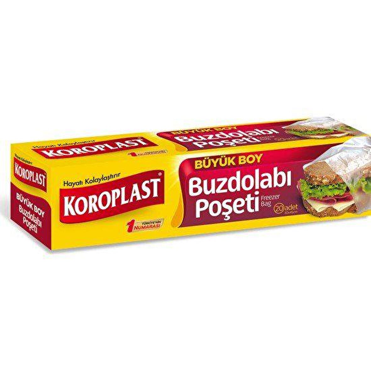 Koroplast Büyük Boy Buzdolabı Poşeti 20'li