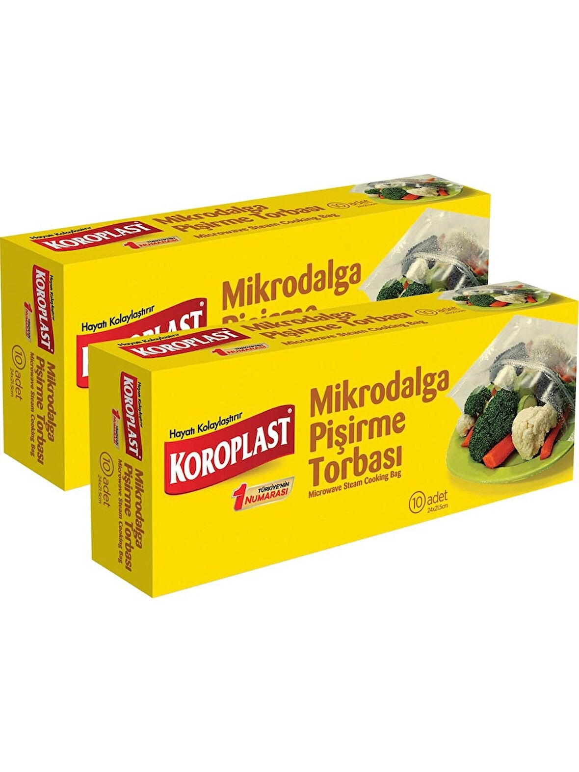 Koroplast Mikrodalga Pişirme Torbası 10'lu - 2 Adet