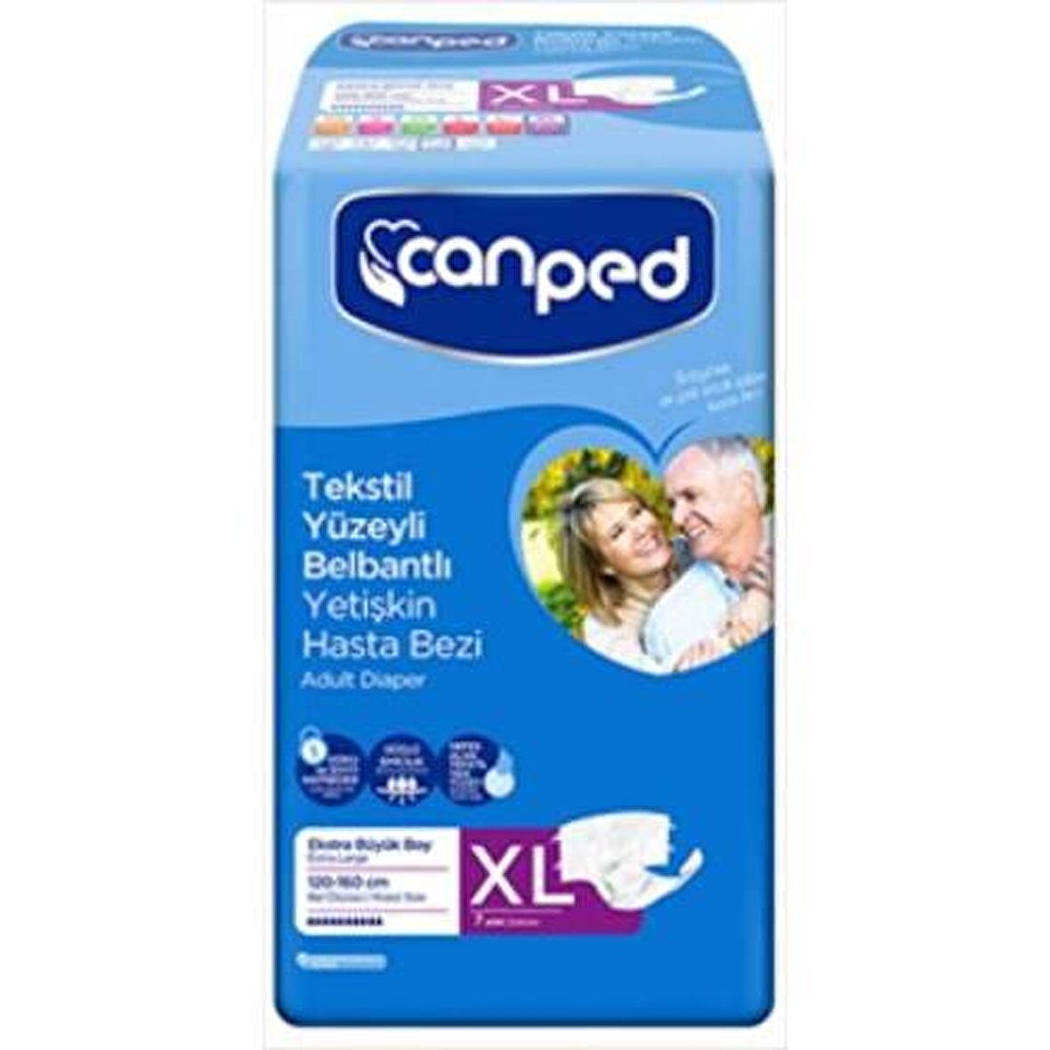 Canped Belbantlı Hasta Bezi Extra Large 7 Adet