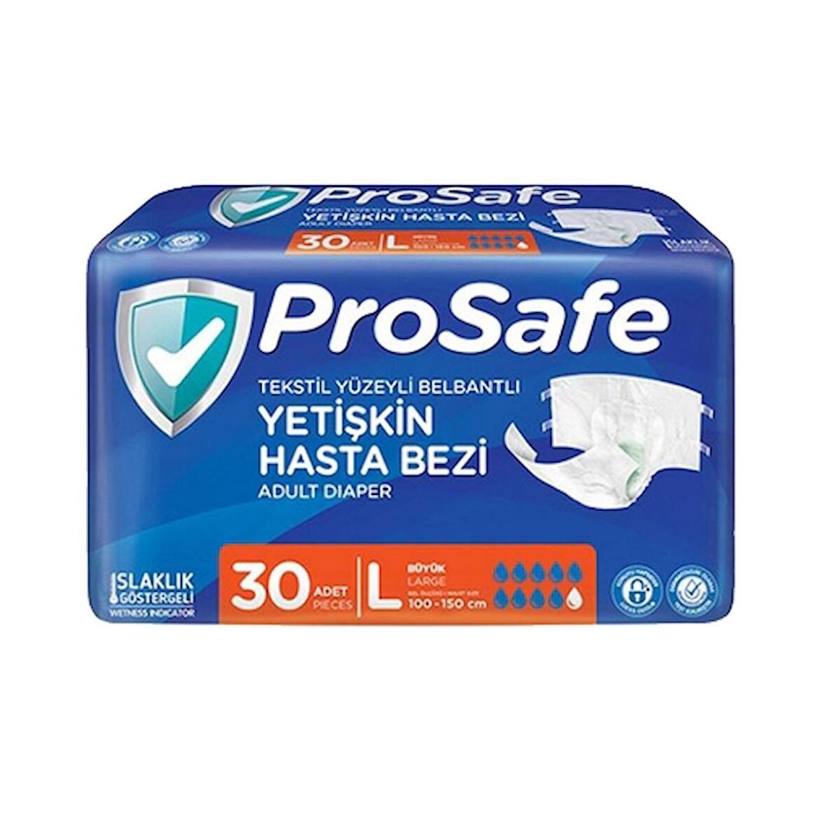 Prosafe Hasta Bezi Belbantlı Large 30'lu (4'lü)