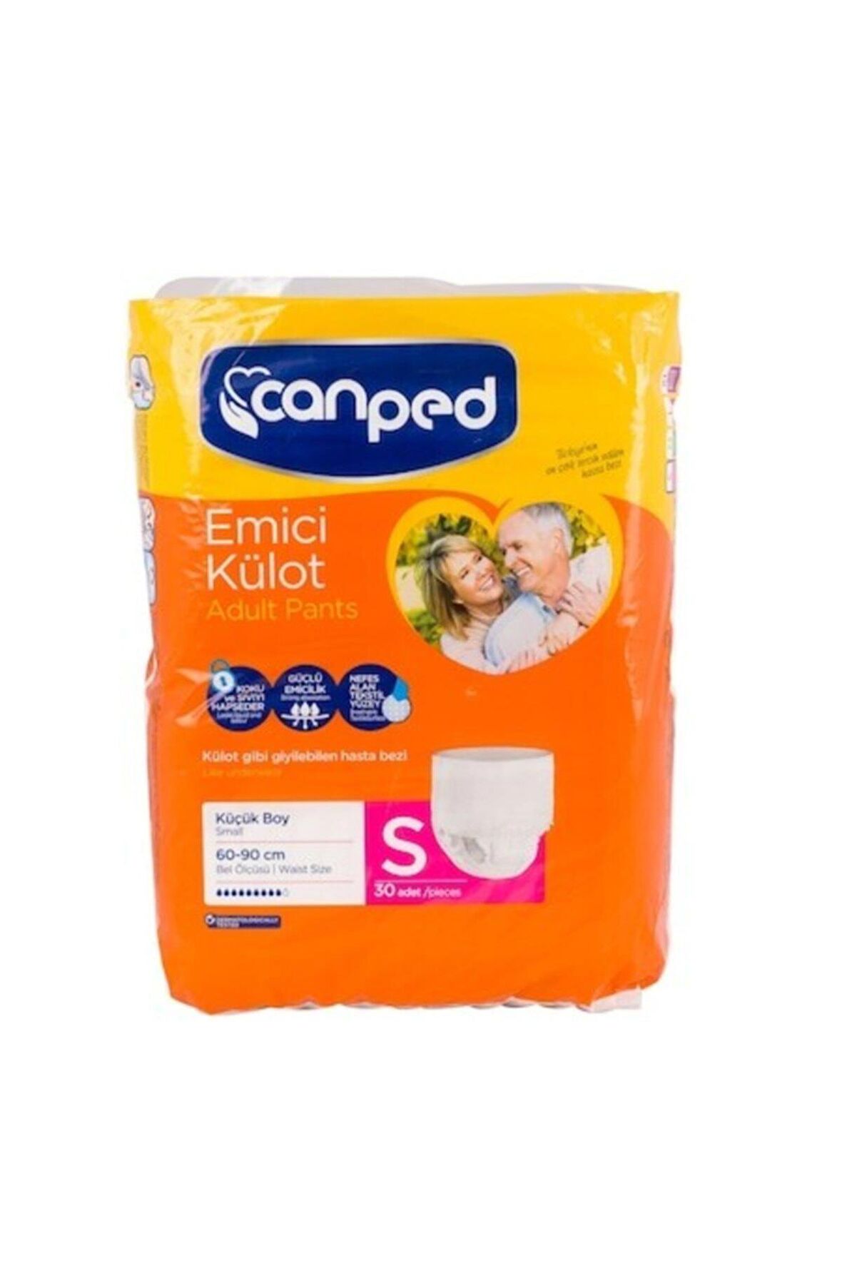 CANPED EMİCİ KÜLOT SMALL 30LUX4 PAKET 120 ADET