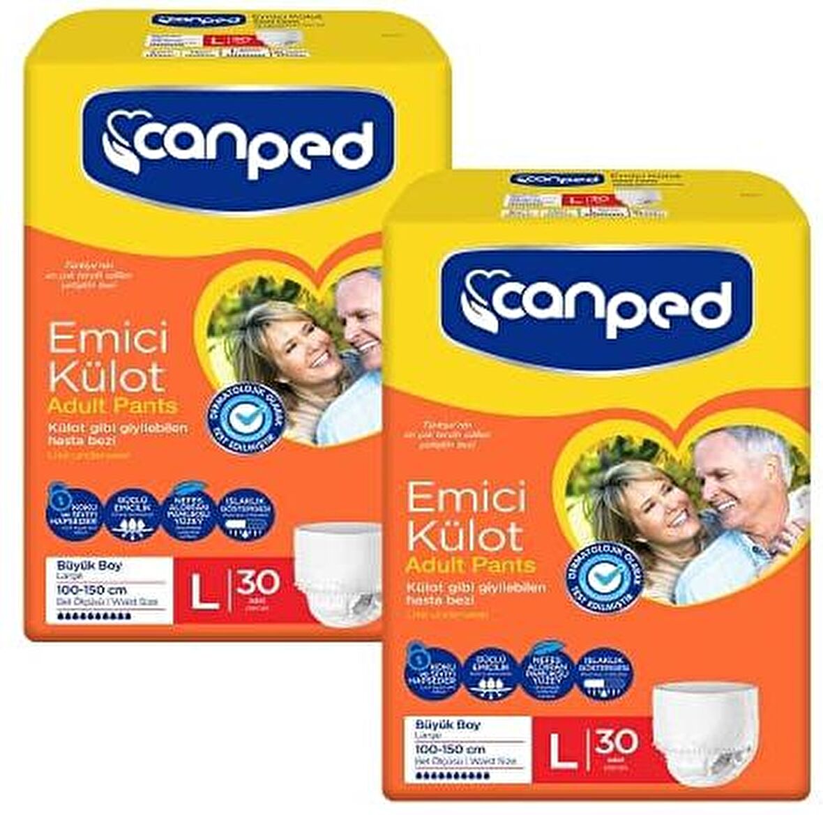 Canped Emici Külot Büyük Boy Large 60 Adet