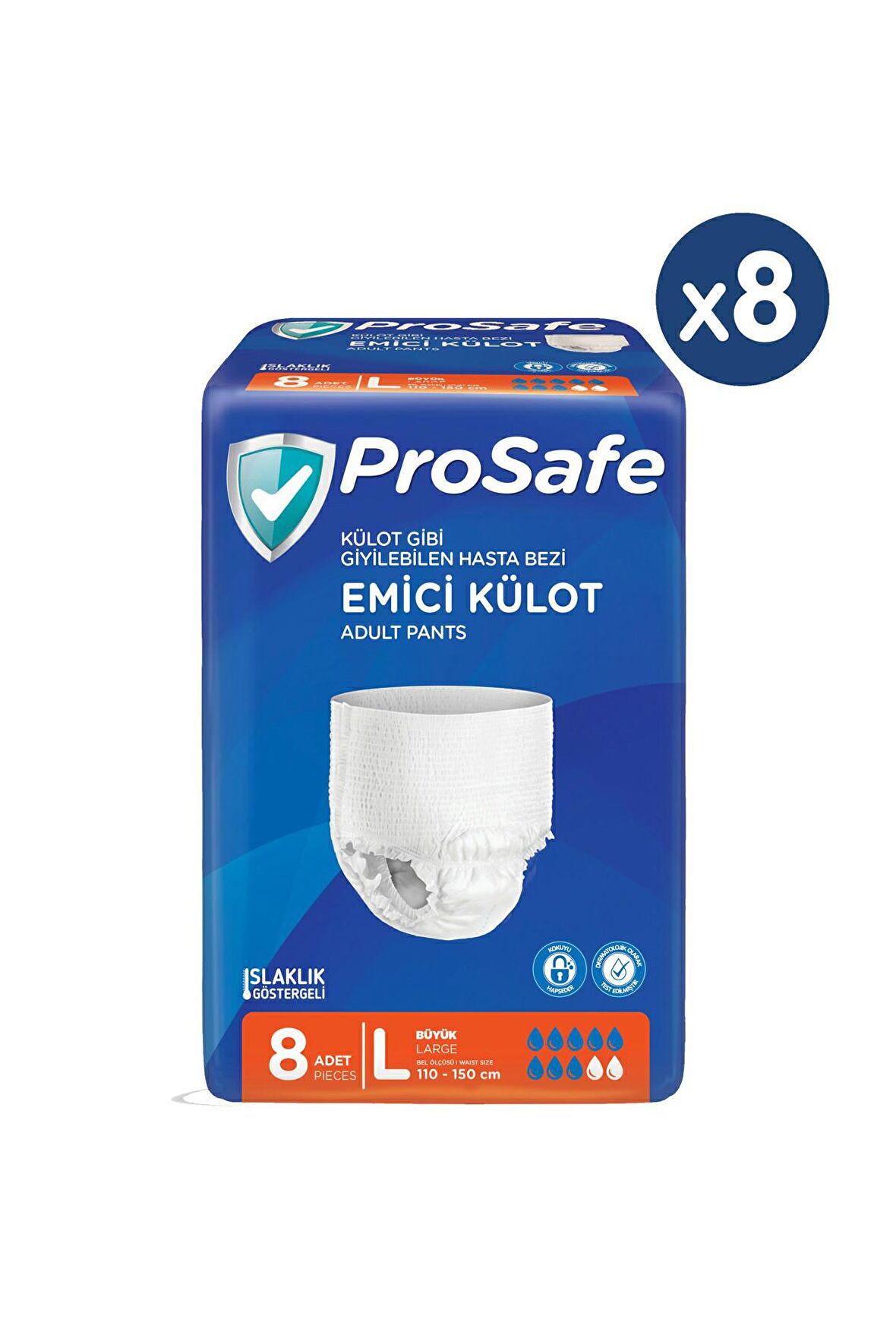 Prosafe Emici Külot L Beden 64 Adet