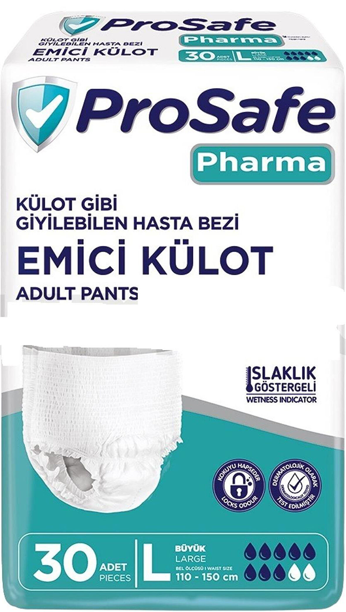 PROSAFE PHARMA EMİCİ KÜLOT LARGE 30'LU