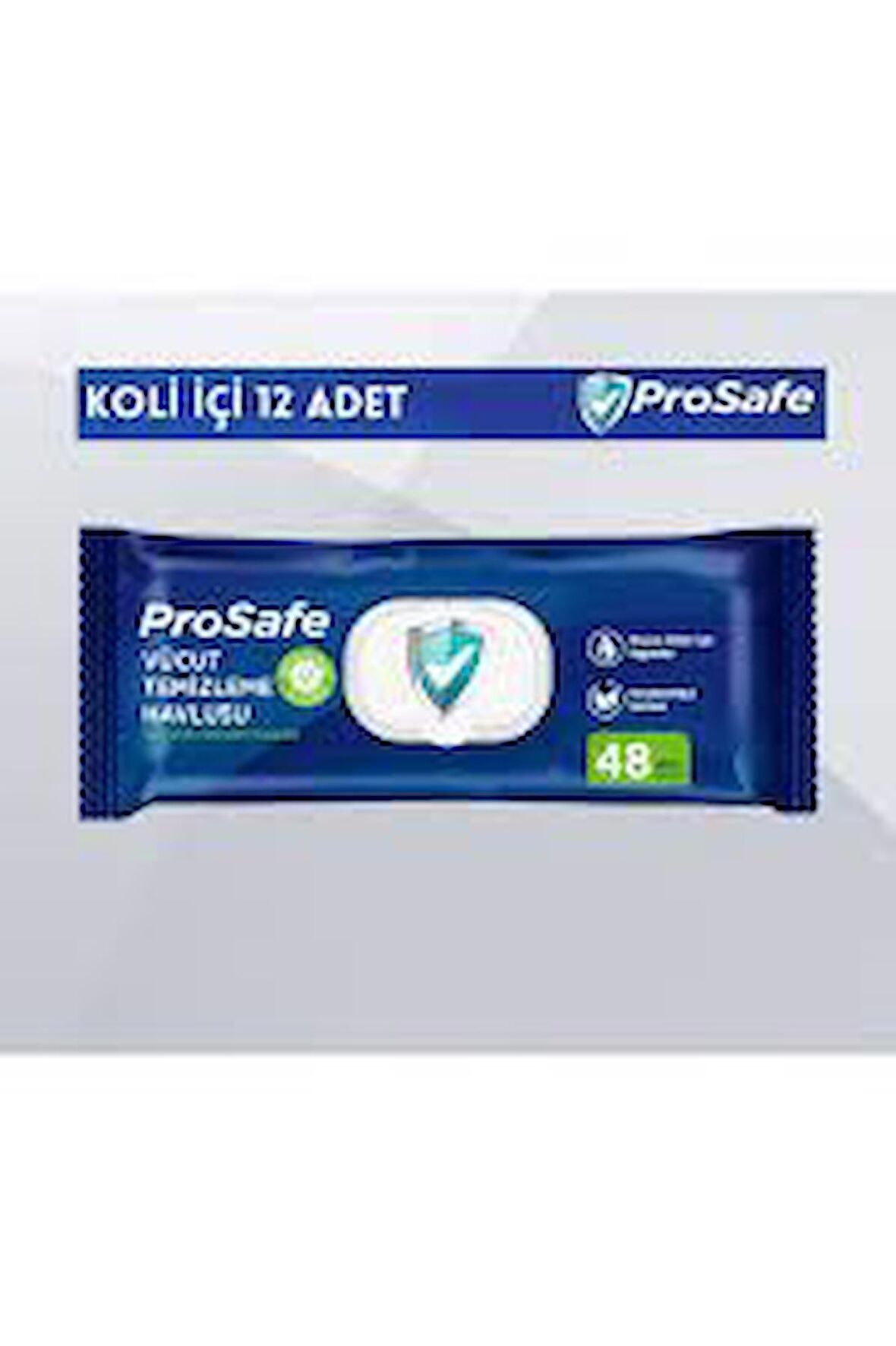 Prosafe Vücut Temizleme Havlusu 48 Yapraklı -12 Paket