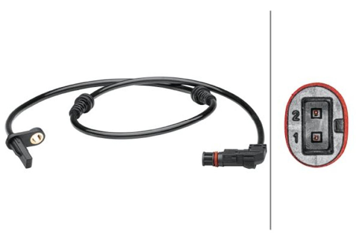 Mercedes Abs Sensoru On Glk-Class X204 08>15 C-Class W204 07>14 - Hella 6pu012679-351