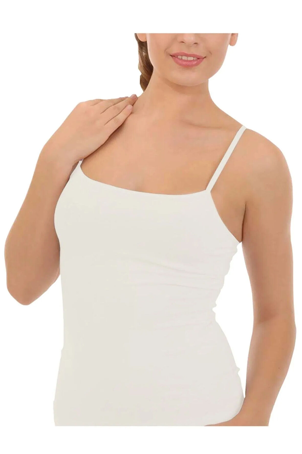 Kadın Bej Modal Süprem Atlet 2' li Paket