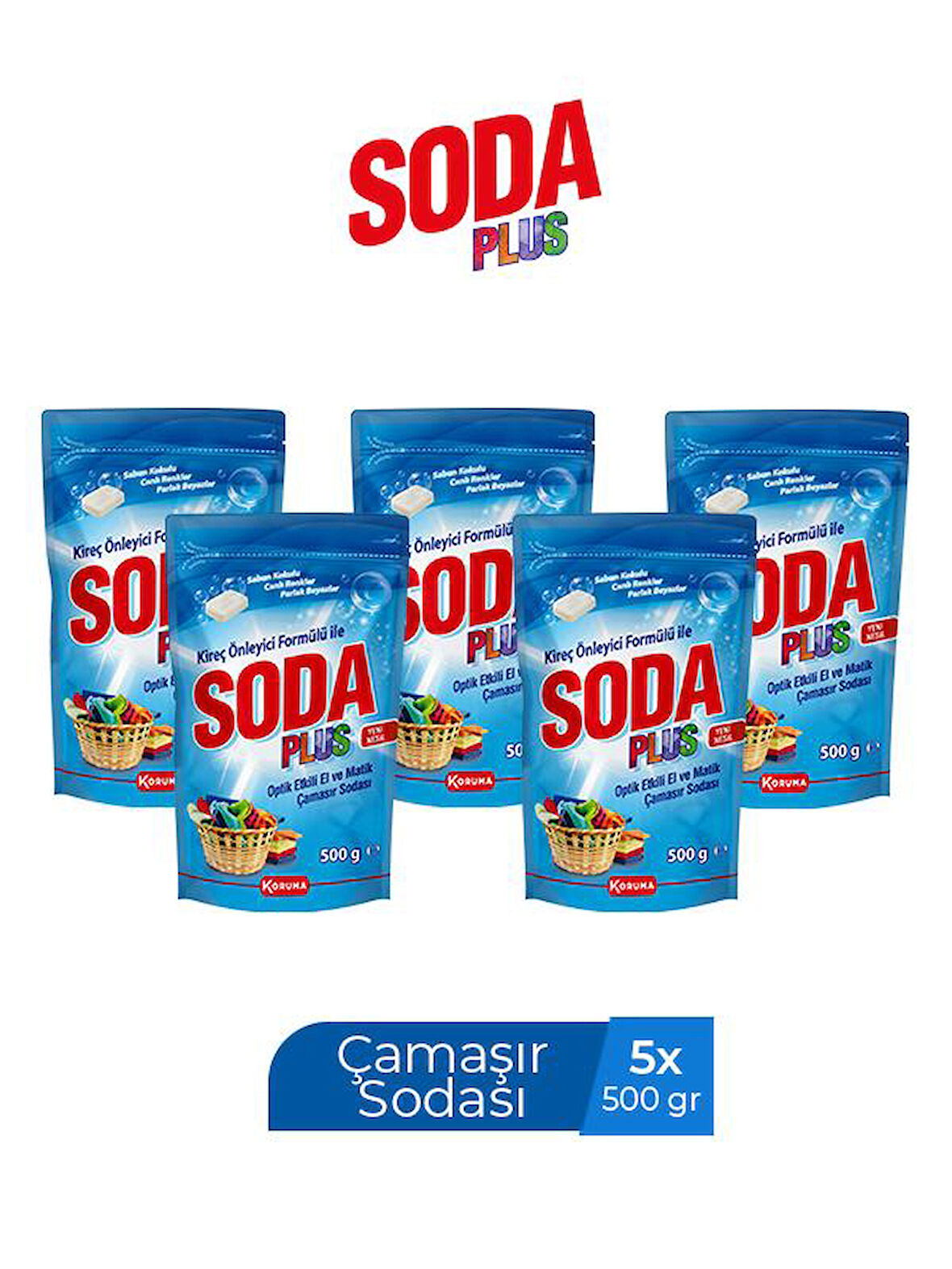 SODA PLUS 500 GR X 5 ADET