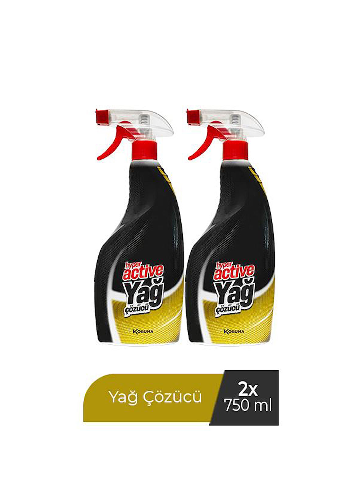 HYPER ACTIVE YAĞ ÇÖZ 750 ML X 2 ADET