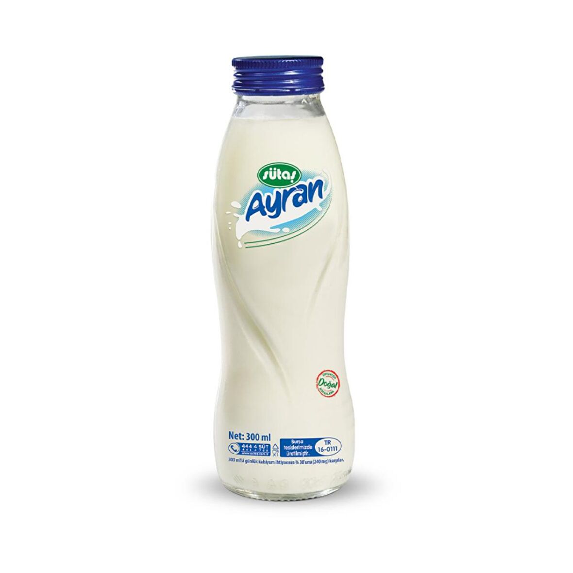 Sütaş Cam Şişe Ayran 300 ml