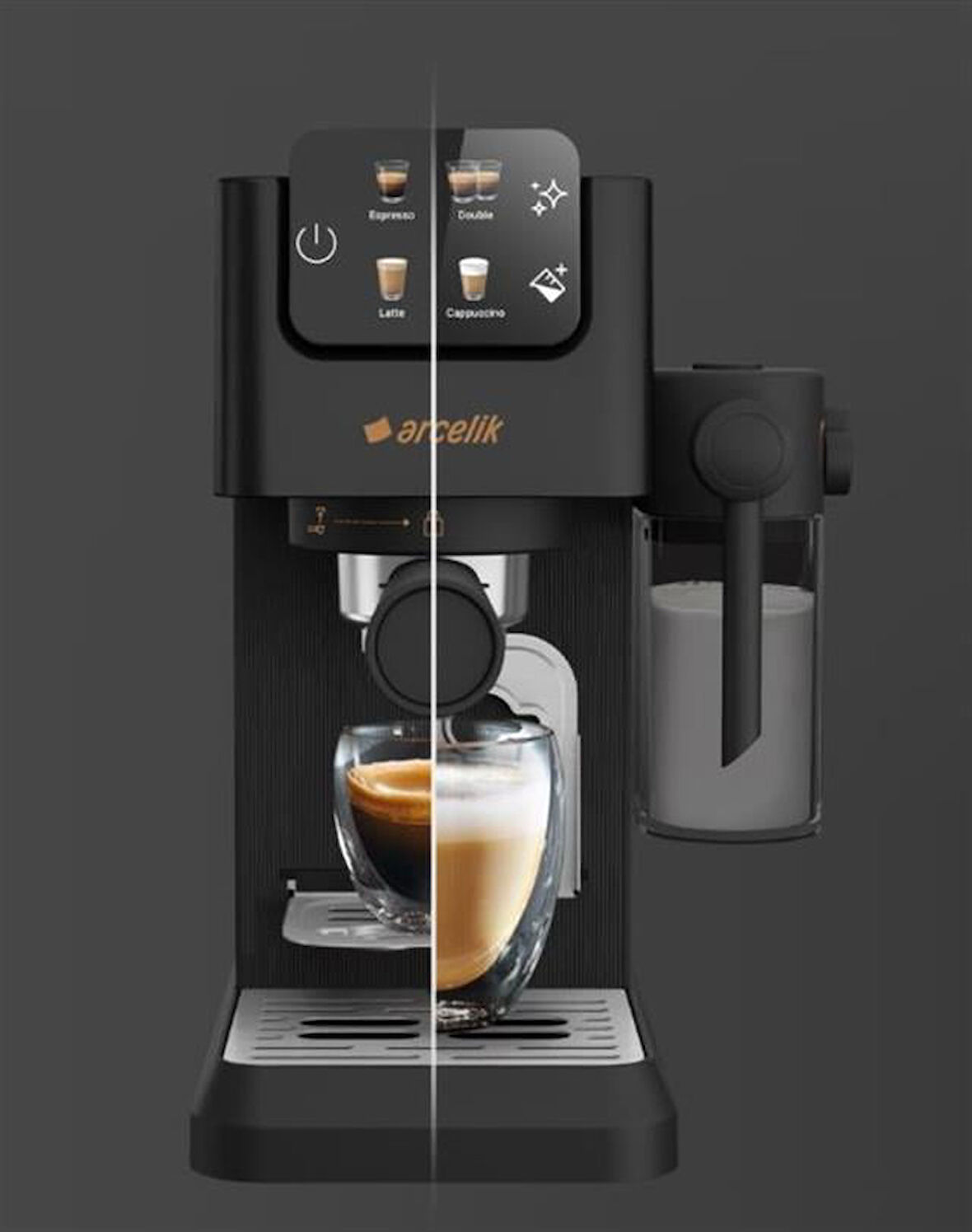 Arçelik Imperium Barista EM 3353 Yarı Otomatik Espresso Makinesi