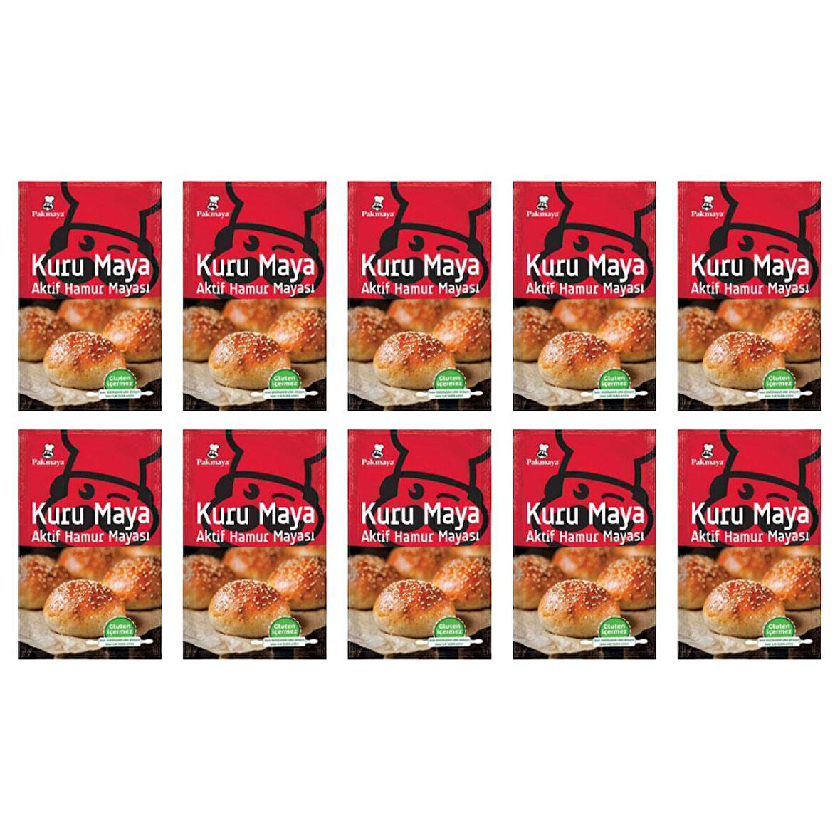 Pakmaya Kuru Maya 100 gr- 10 Adet