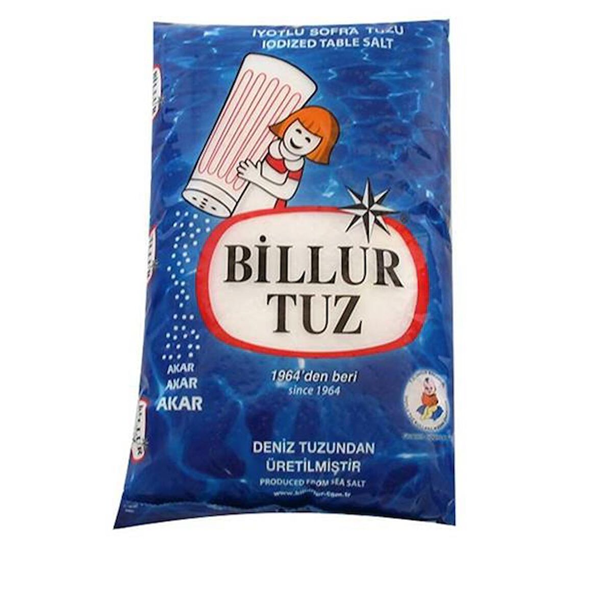 BİLLUR TUZ İYOTLU 750 GR X 30 ADET