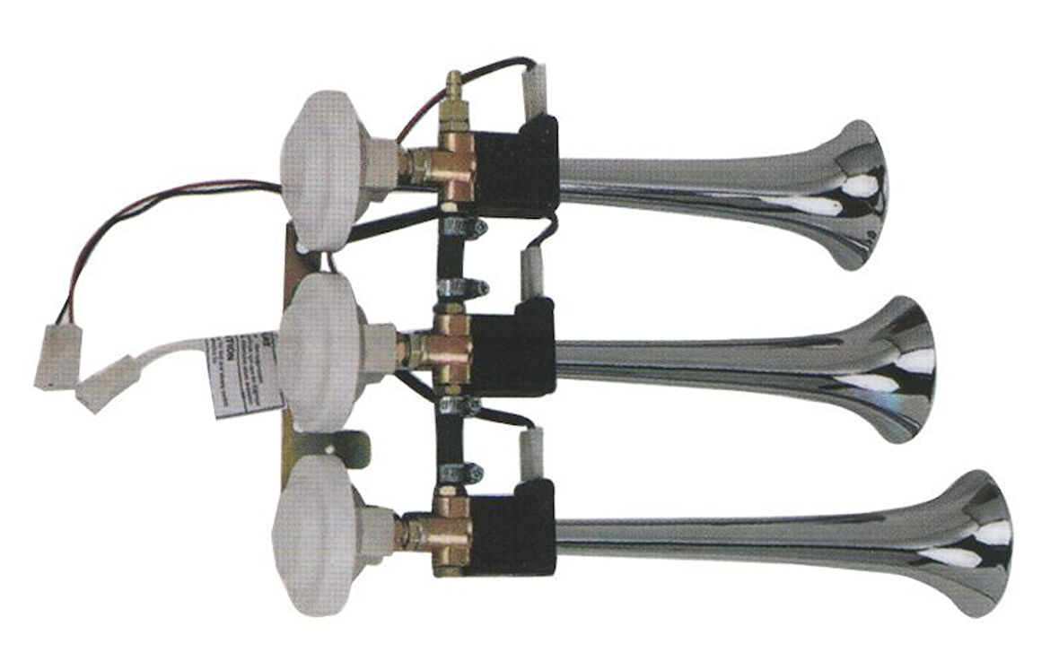 Unıversal Korna Uclu Dalıdalı 12v Krom Kaplama - Seger 82eh12.000.03k