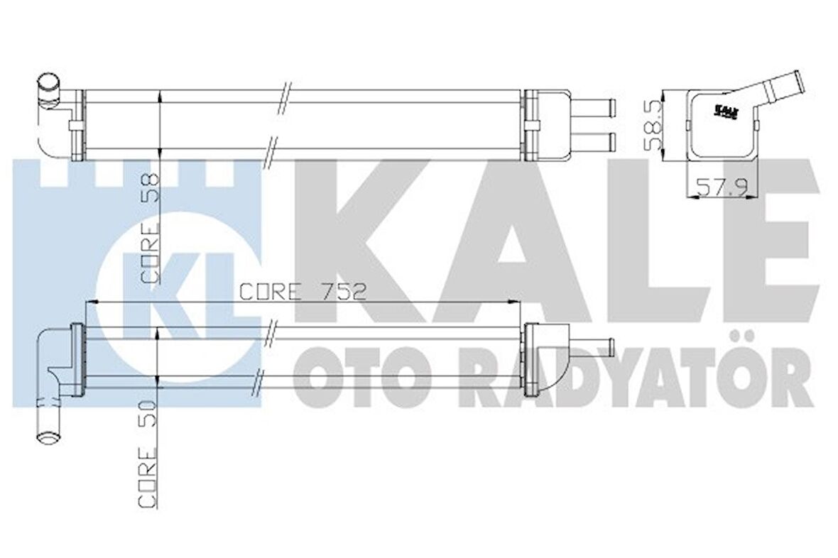 KALE KALORİFER RADYATÖRÜ 2 SIRA R12 TOROS 582842