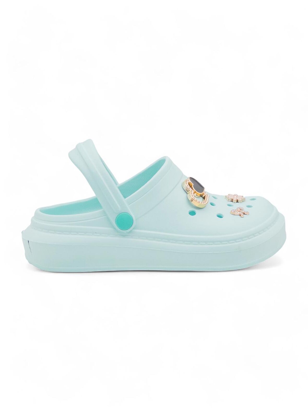 AKINALBELLA E263.012 TAŞLI KADIN CROCS TERLİK