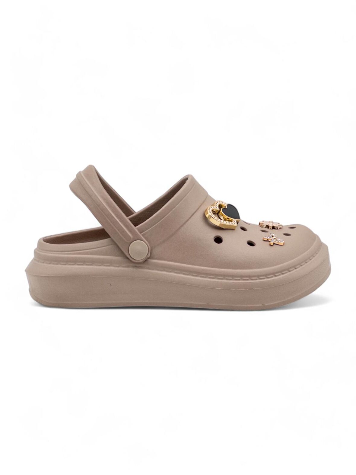 AKINALBELLA E263.012 TAŞLI KADIN CROCS TERLİK