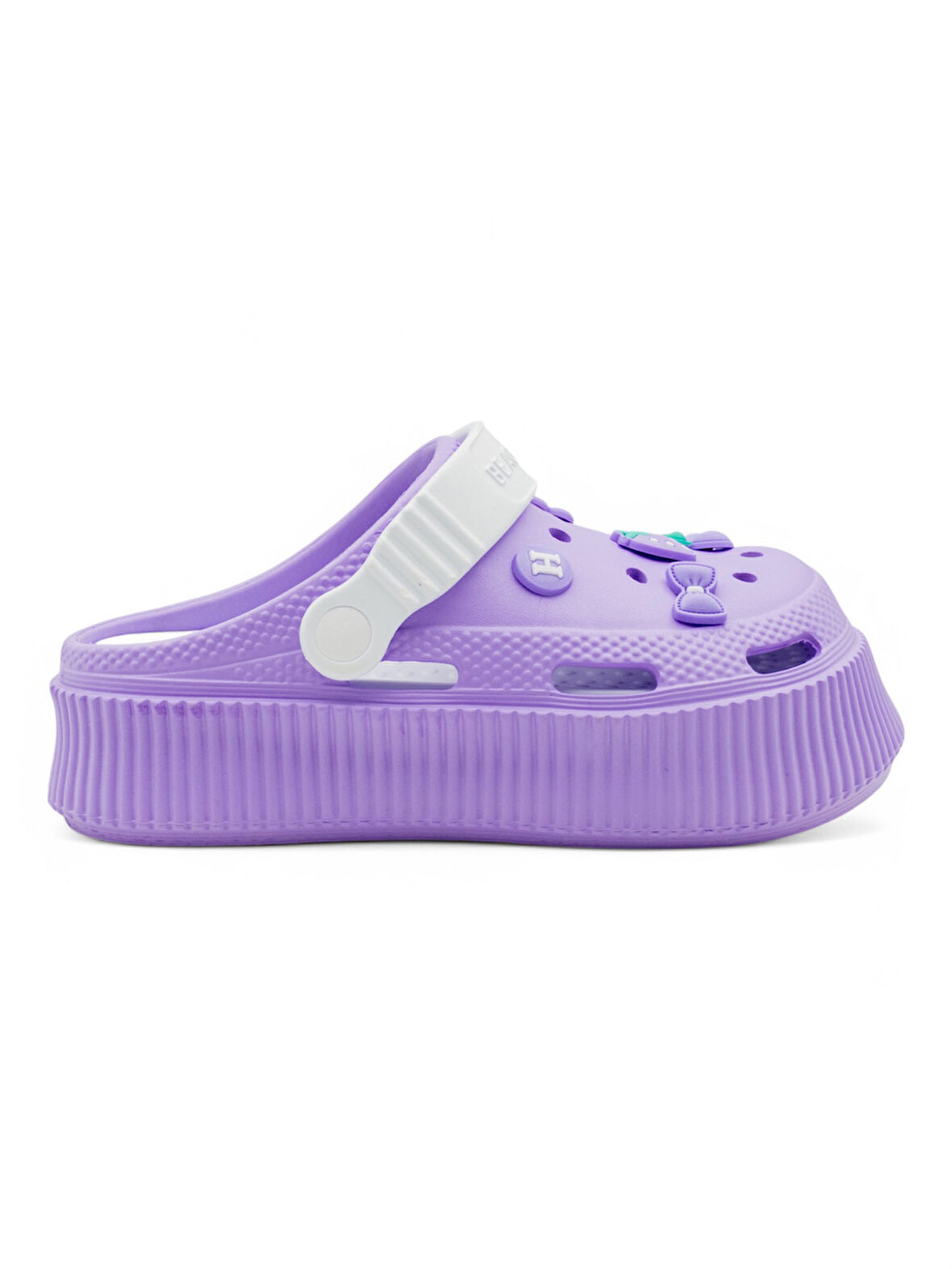 ROOSTER YÜKSEK TABAN ÇİLEKLİ KADIN CROOS TERLİK LİLA