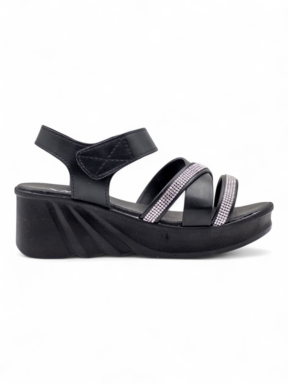 VOGA 2100-198 KADIN SANDALET SİYAH