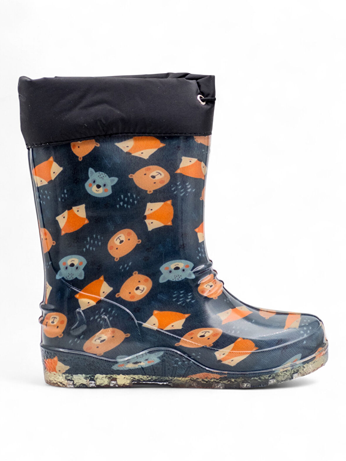 Emek İçi Yünlü Su Geçirmez Çocuk Yağmur Çizmesi