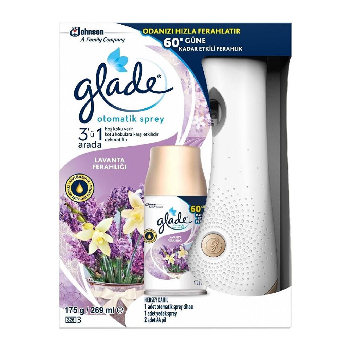 Glade Lavanta Otomatik Oda Sprey Sistemi + Yedek Tüp