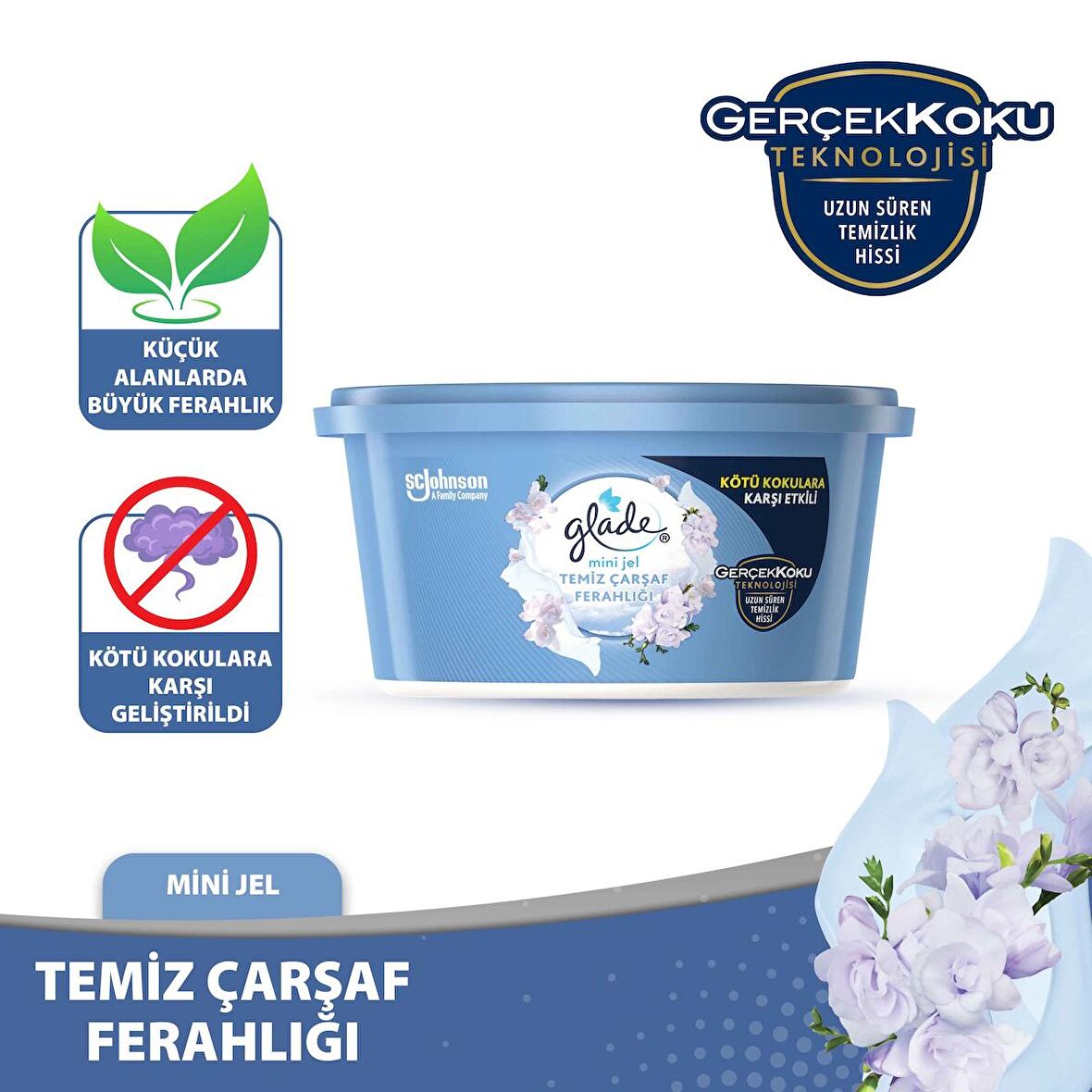 Mini Jel, Temiz Çarşaf Ferahlığı, 70 g