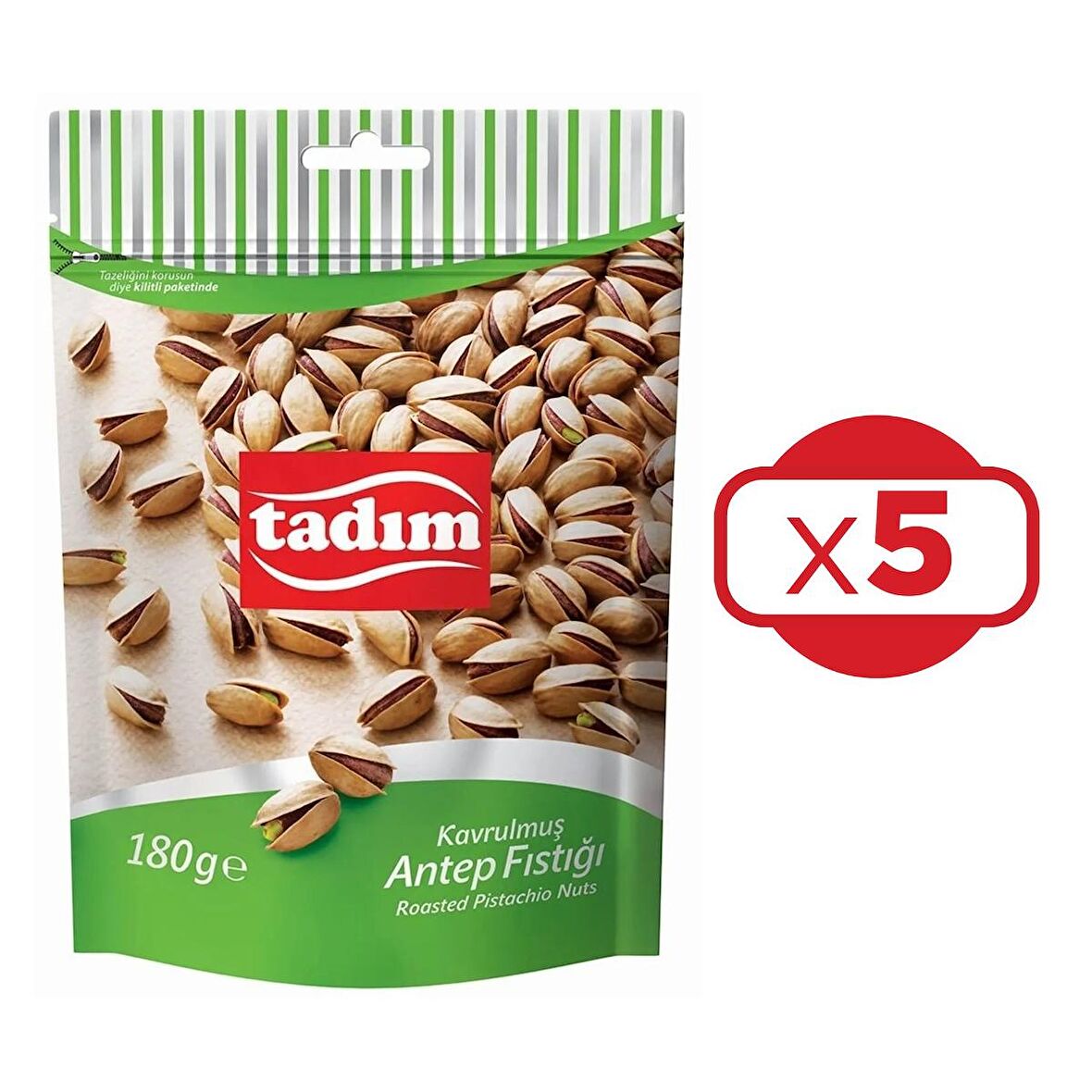 Tadım Antep Fıstığı 180 Gr X 5 Adet