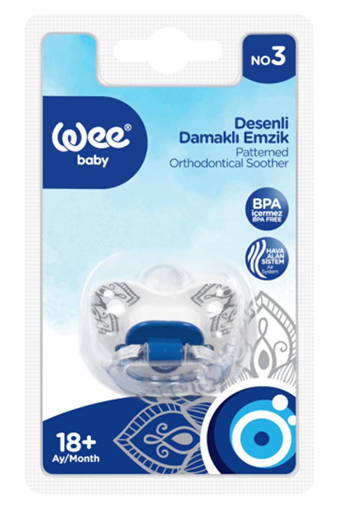 Wee Nazar Boncugu Damaklı Emzık No3