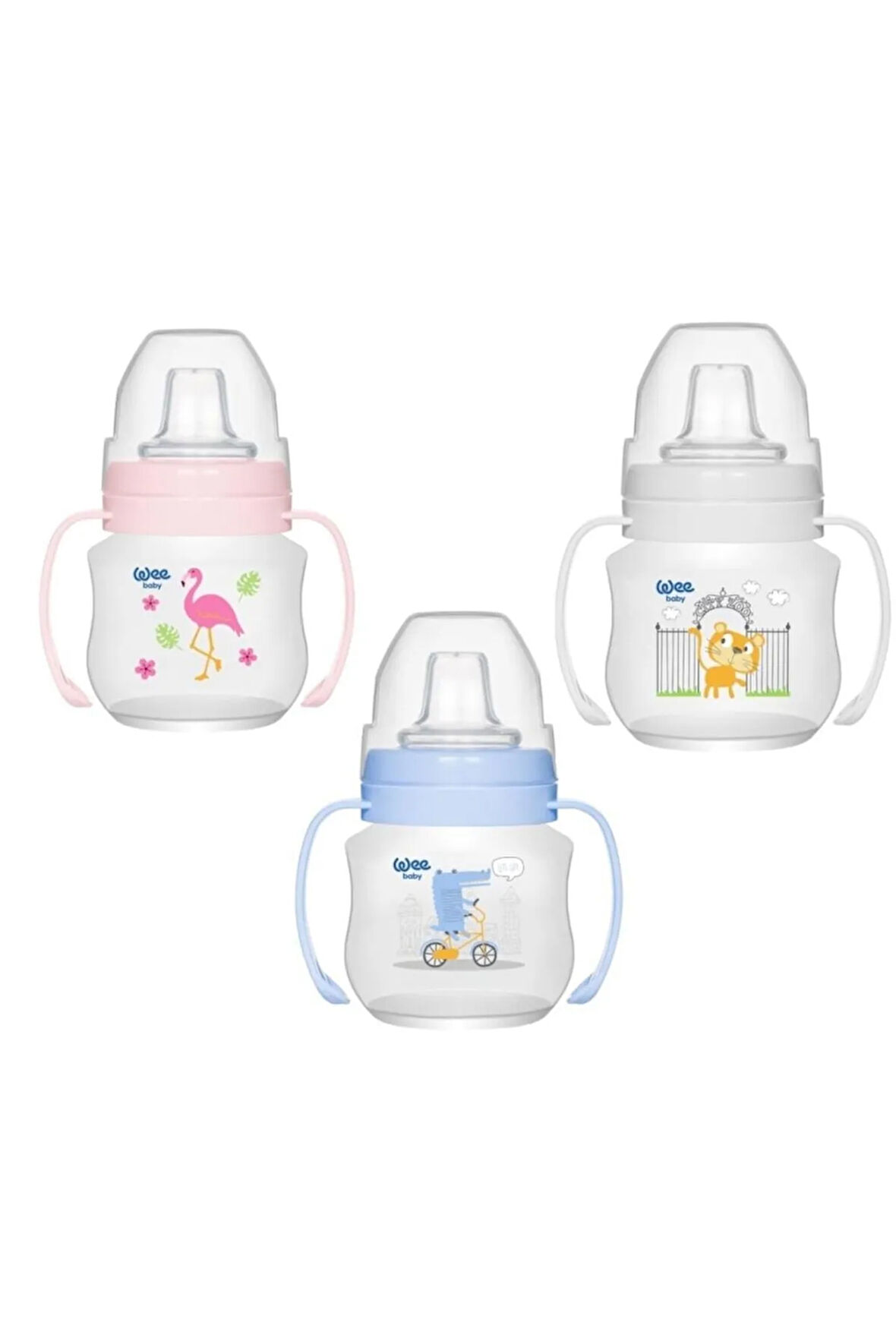 Akıtmaz Kulplu Pp Antikolik Bardak 125 Ml - Mavi