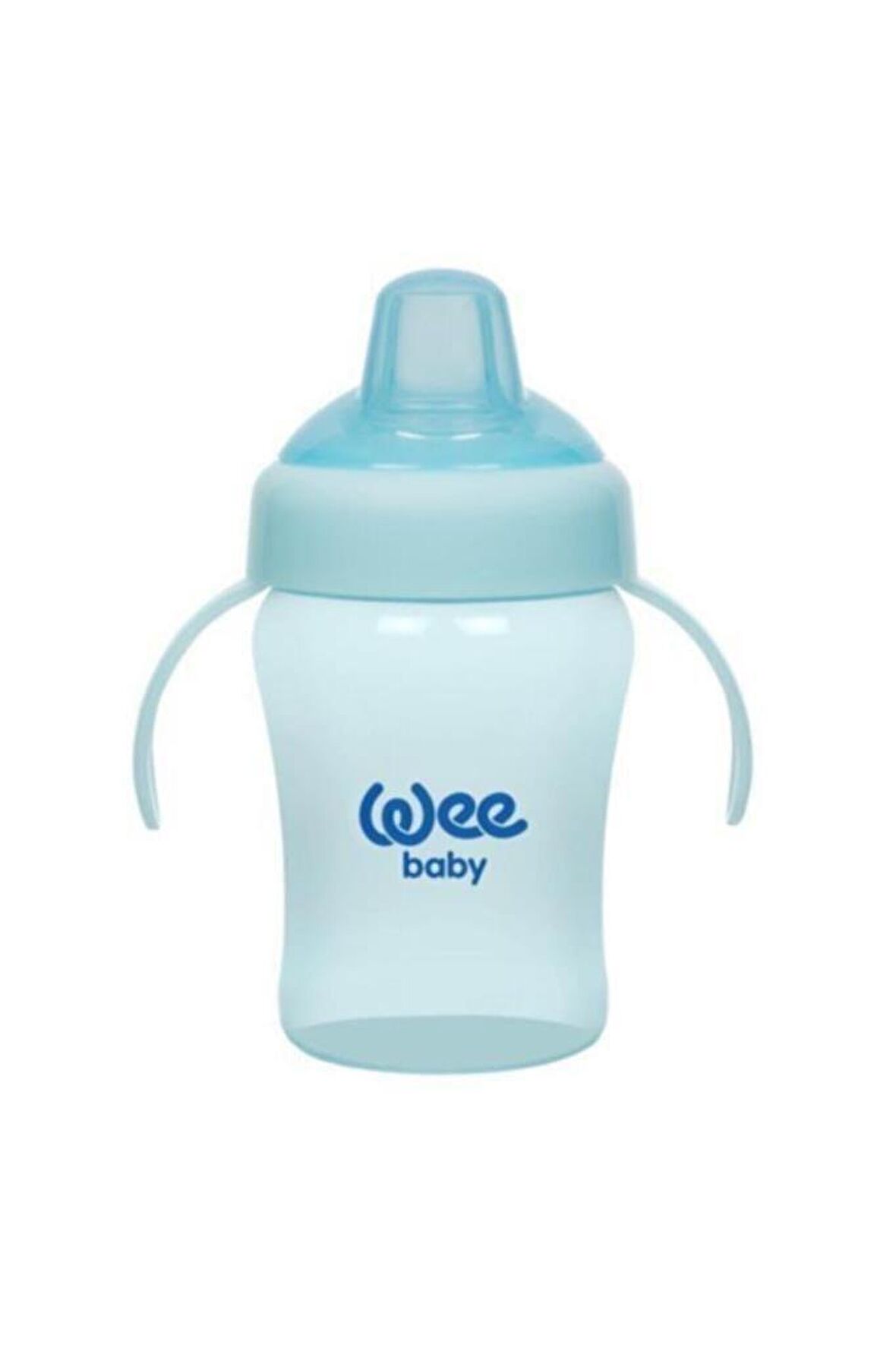 Wee Baby Colorful Akıtmaz Kulplu Bardak Mavi 240 ml 775