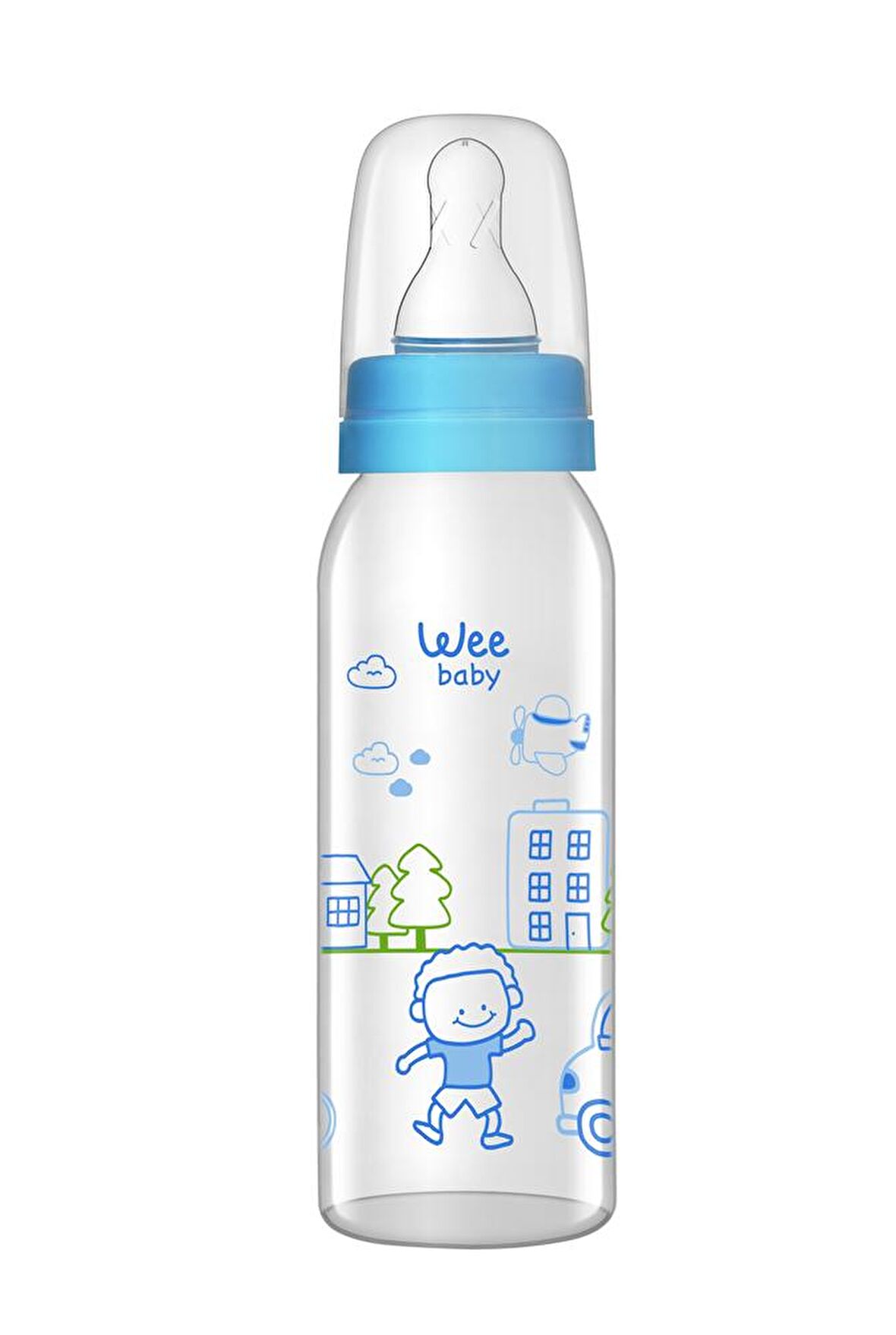 Wee Baby 876 Cam Biberon 250ml - Mavi