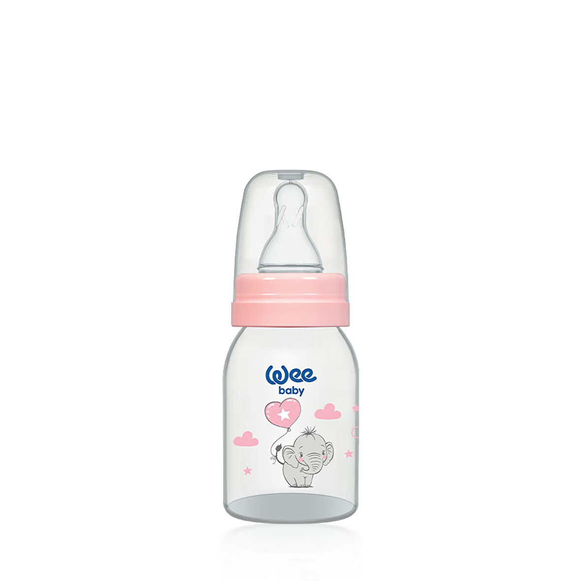Wee Baby Klasik PP Biberon 125 ml - PEMBE