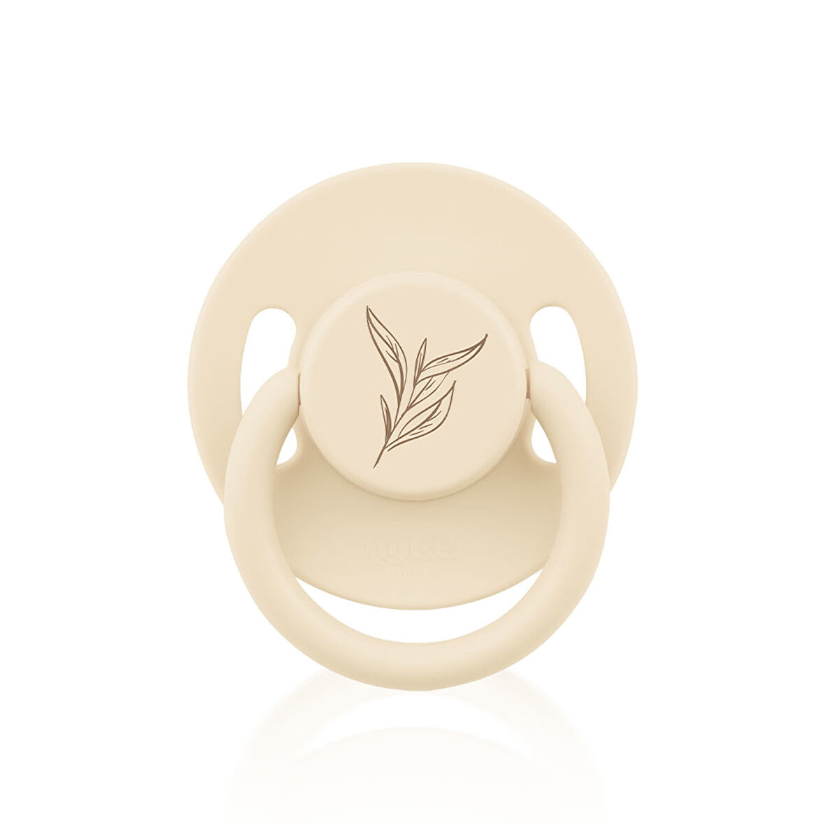 Pure Yuvarlak Uçlu Kauçuk Emzik No:1 Krem 0-6 Ay