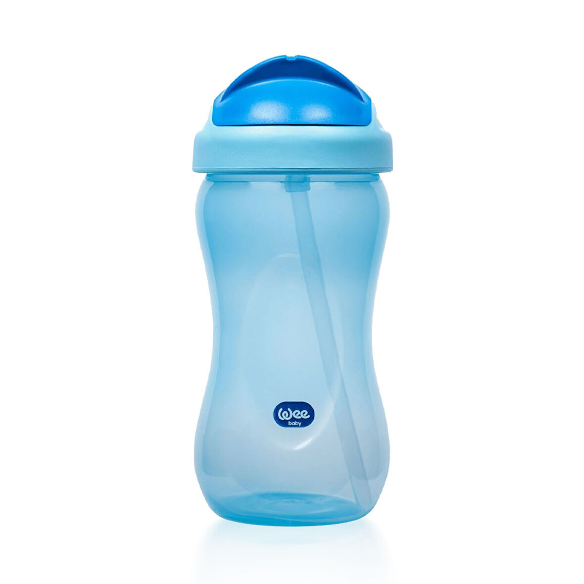 Pipetli Bardak 350 ml Mavi