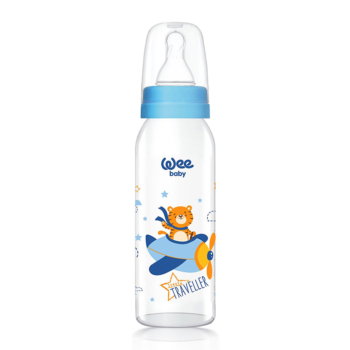 Wee Baby Klasik Cam Biberon 250 ml - Mavi