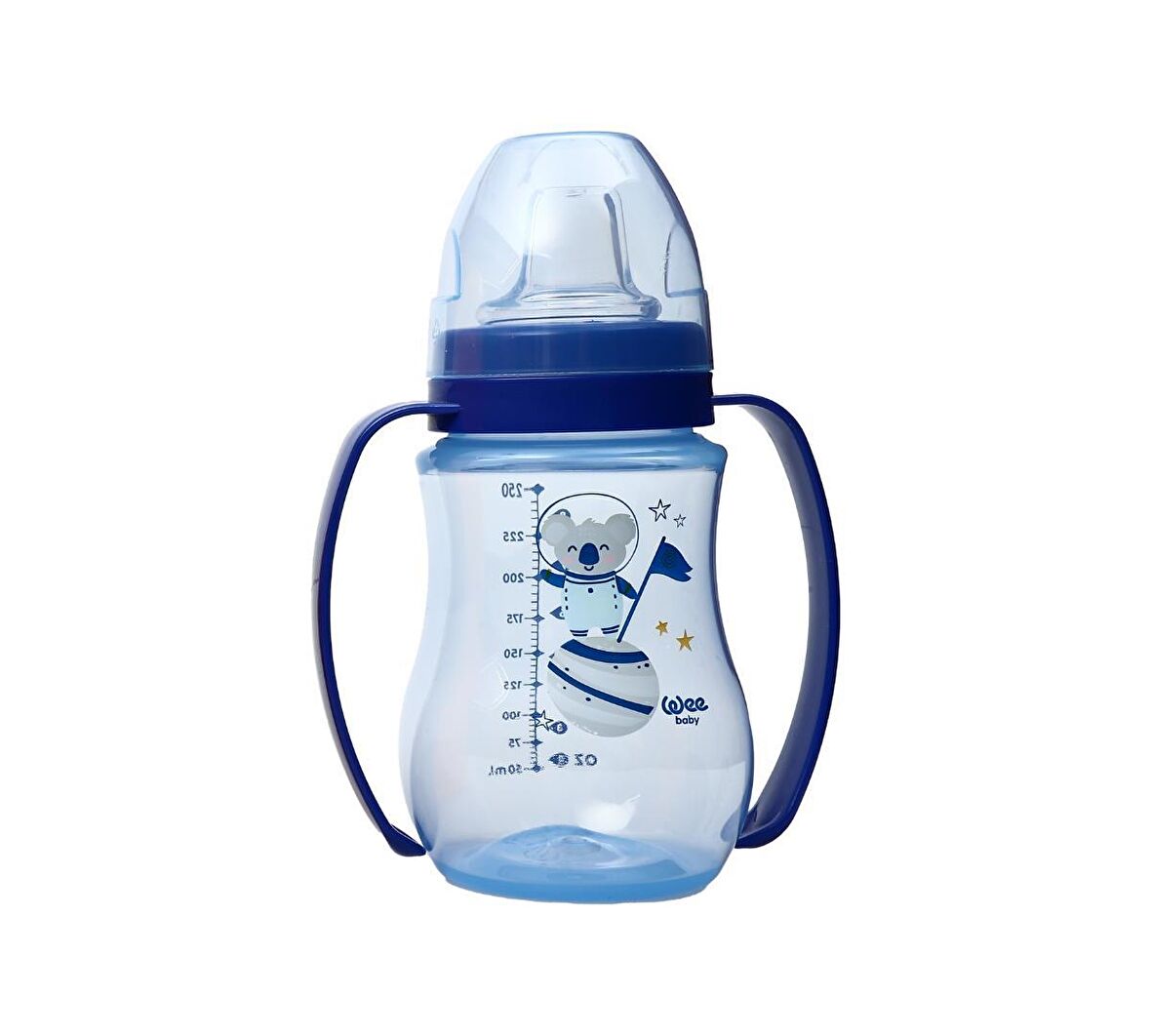 Wee Baby Galaxy Akıtmaz Alıştırma Bardağı 250 ml Mavi