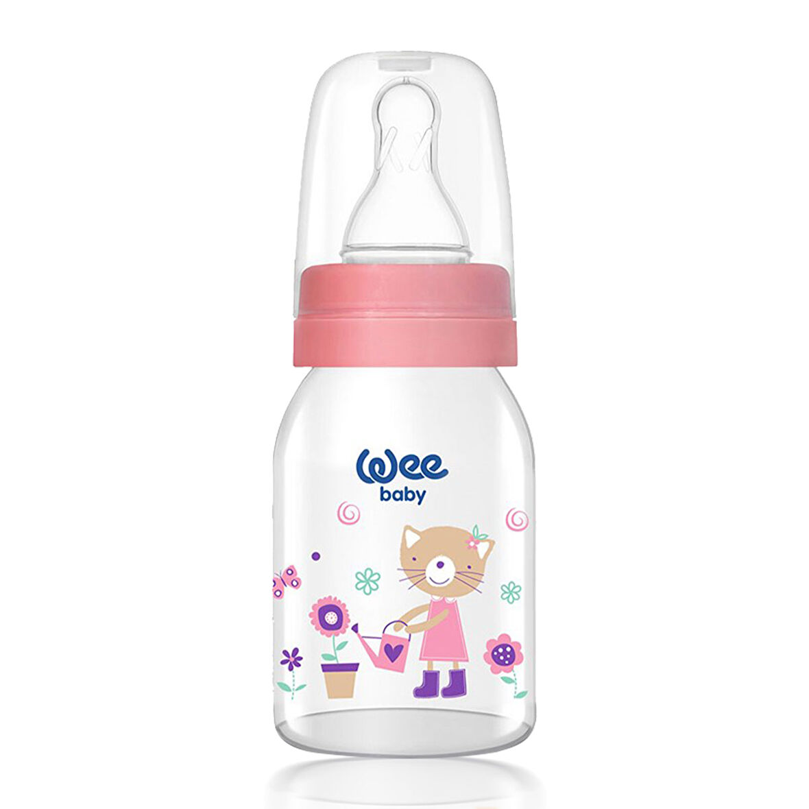 Klasik Cam Biberon 125 ml Pembe