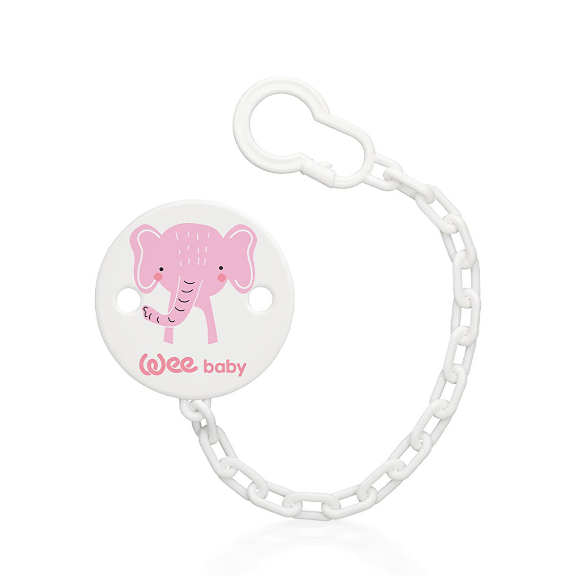 Desenli Emzik Askısı Pembe