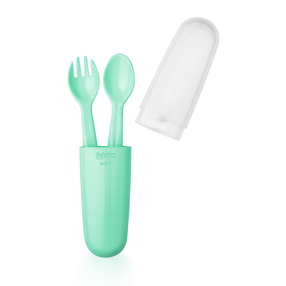 Saklama Kutulu Çatal Kaşık Seti Yeşil