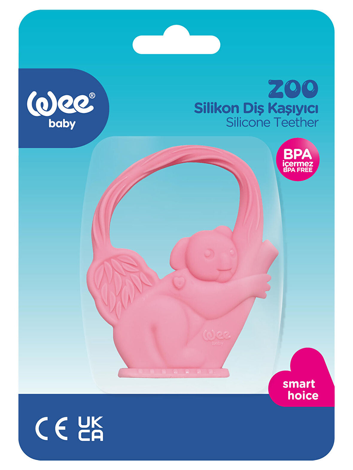 Wee Baby Zoo Diş Kaşıyıcı Pembe