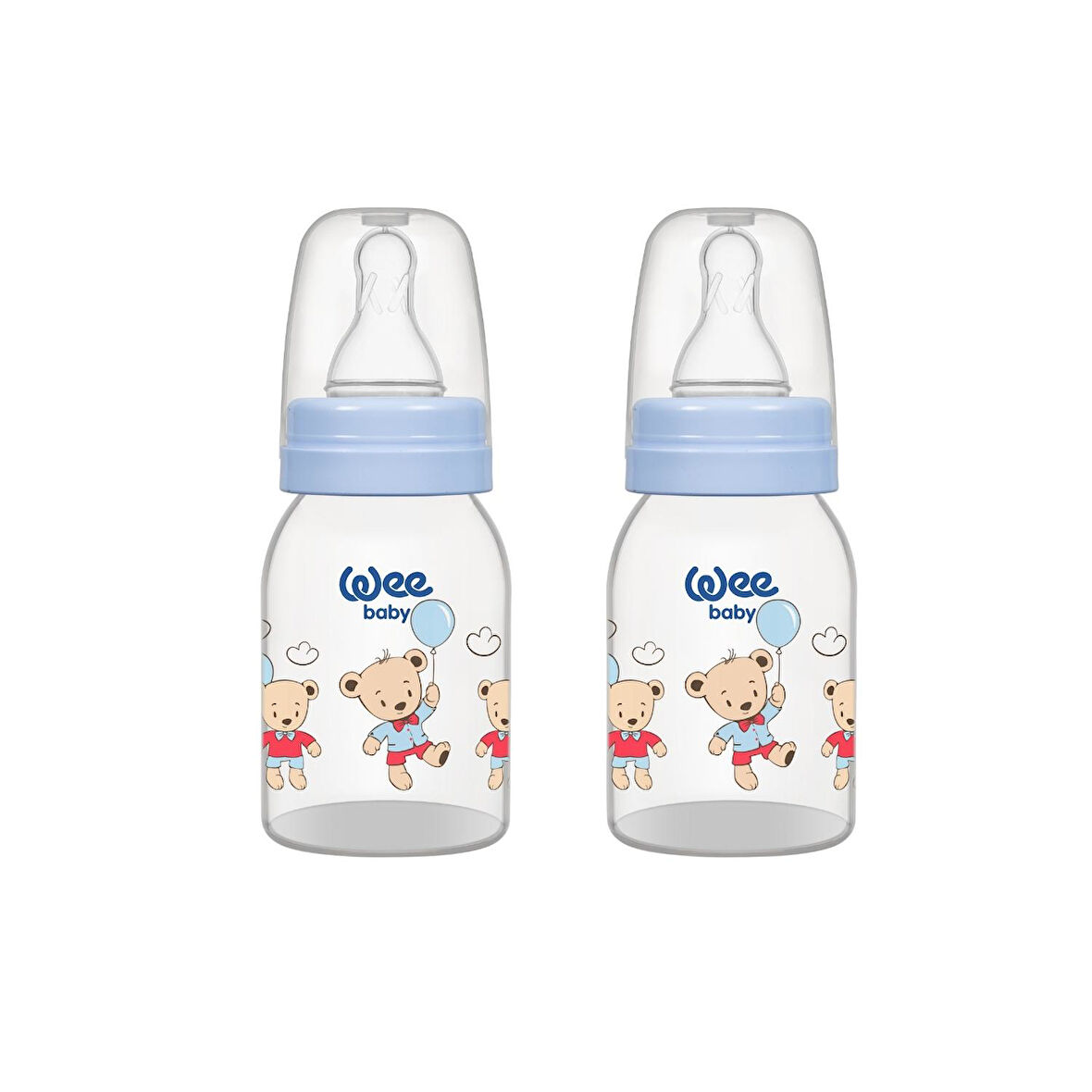 Wee Baby Klasik Pp Biberon 125 ml - Mavi (2'li Set)