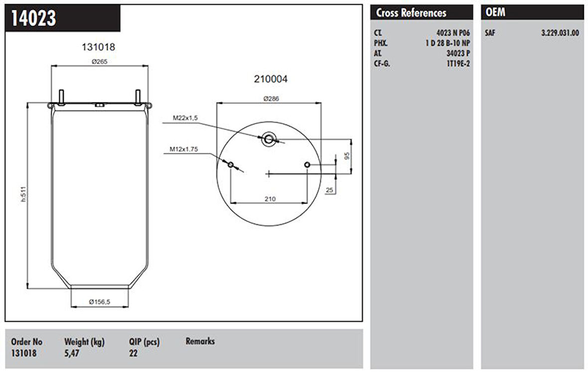 Dorse Truck Metallı Koruk Saf Dorse - Connect MD 14023