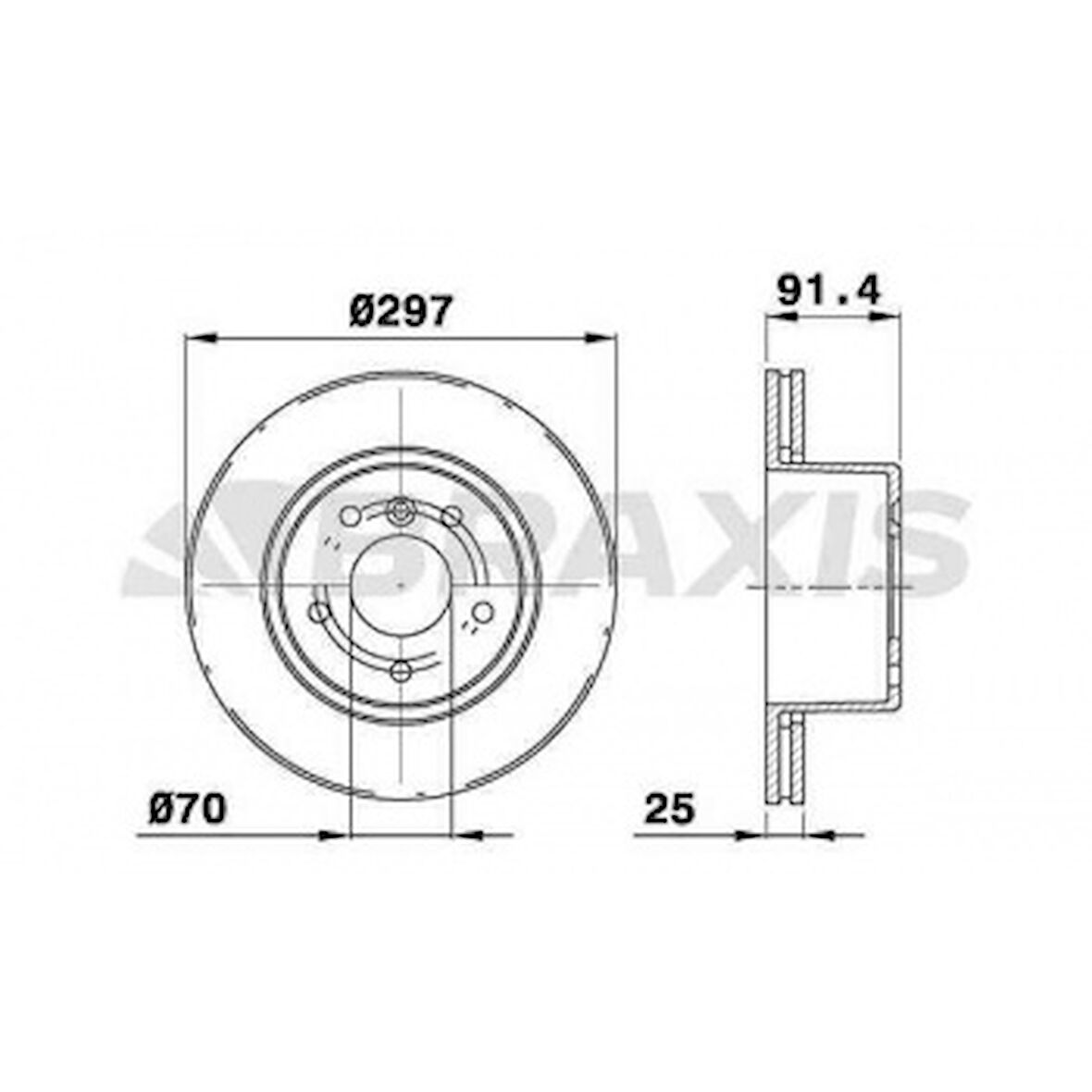 Land Rover On Fren Diski Discovery 2 - Braxıs Ad0974