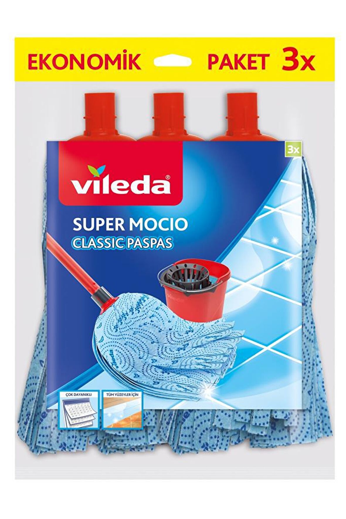 Super Mocio 3lü Klasik Paspas