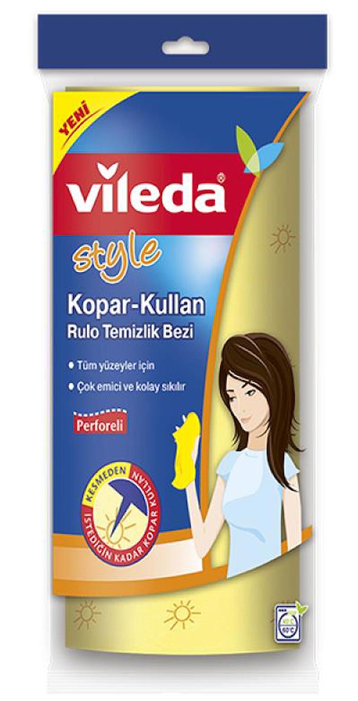 Vileda Style Rulo Temizlik Bezi