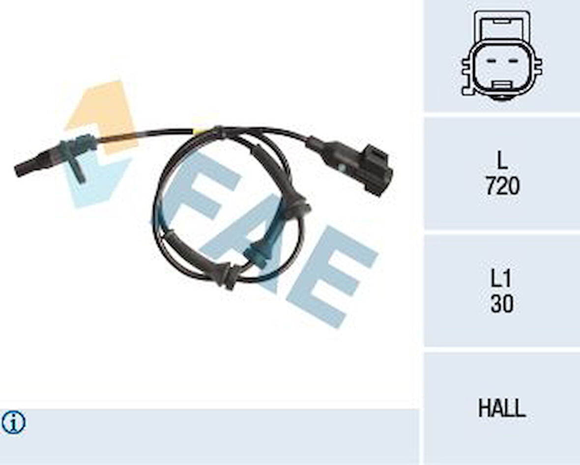 Land Rover Abs Sensoru Arka R-L Range Rover Evoque L538 11>19 - Fae 78212