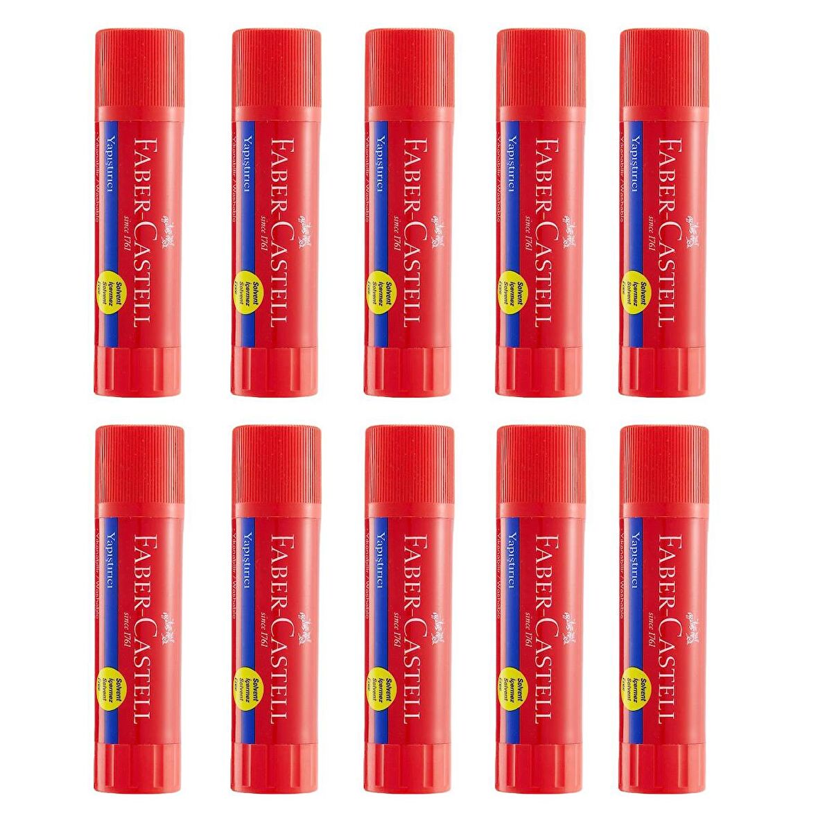 Faber Castell Stick Yapıştırıcı 20 Gr 10 Adet
